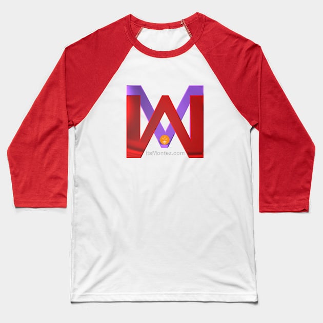 ItsMontez Logo Baseball T-Shirt by ItsMontez